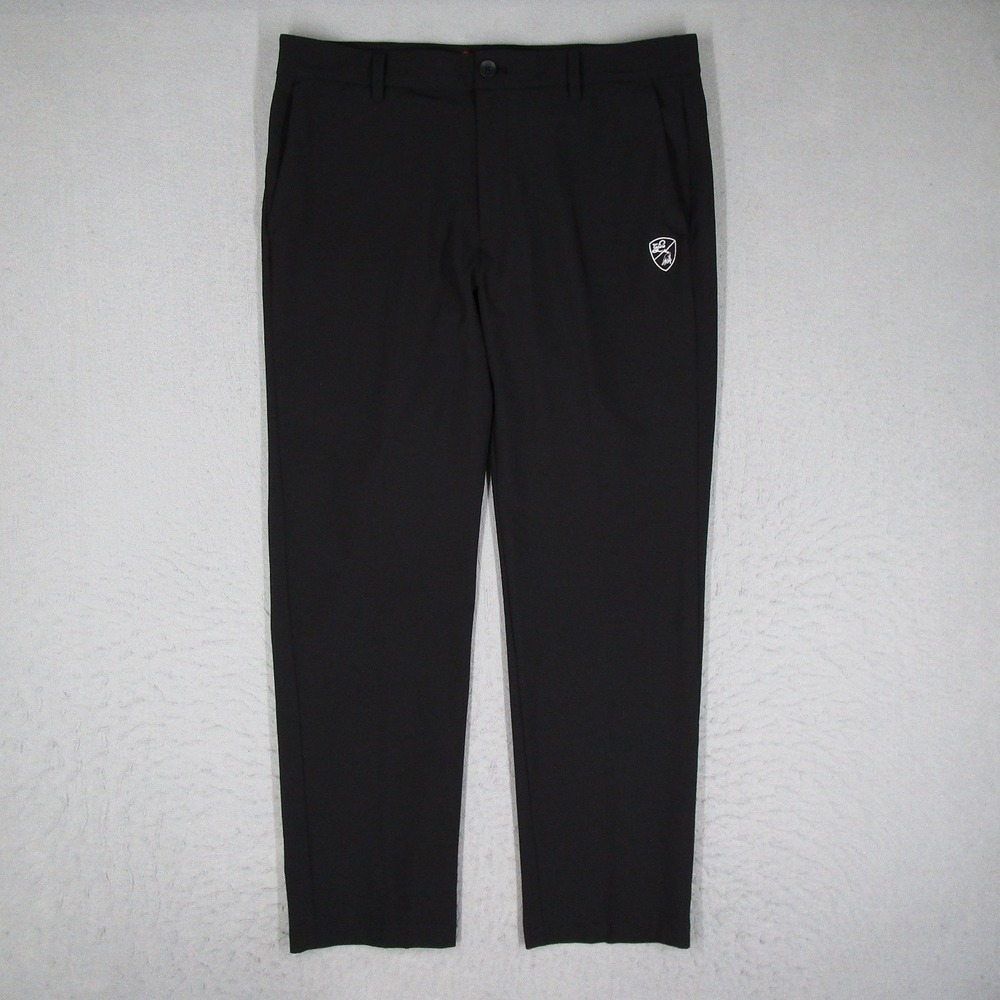 Tonino Lamborghini Mens Golf Pants Black Performance Stretch Size 34 EMS14PT15